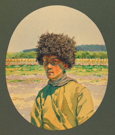 Portrait of a Russian Southern Prisoner, Gustrow by Fernand Barbier