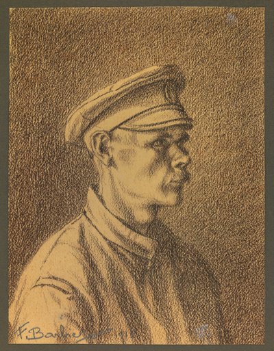 Portrait of a Russian Prisoner by Fernand Barbier