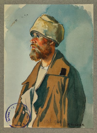 Russian Prisoner, Gustrow by Fernand Barbier