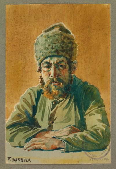 Russian Prisoner, Gustrow by Fernand Barbier