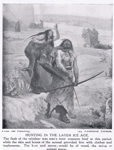 Hunting in the Later Ice Age by Fernand Cormon