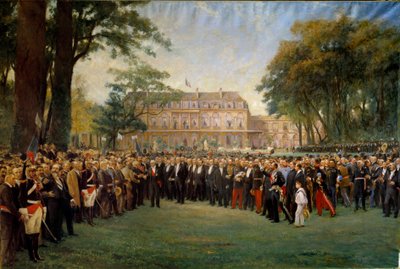 Reception of the Mayors of France at the Elysee on September 22 by Fernand Cormon