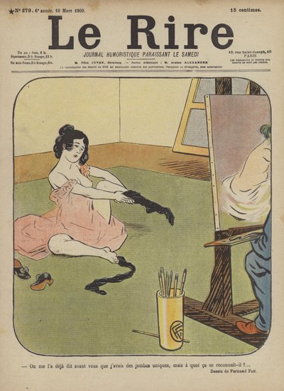 Illustration for Le Rire by Fernand Fau