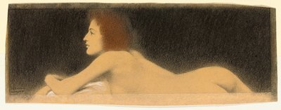 Study of a Nude by Fernand Khnopff