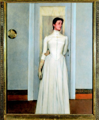Portrait of Marguerite Khnopff by Fernand Khnopff