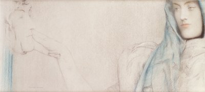 Study for The Secret, c.1902 by Fernand Khnopff