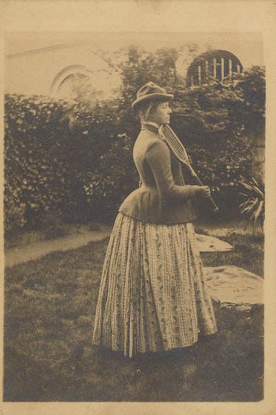 Woman with a Tennis Racquet, Study for 