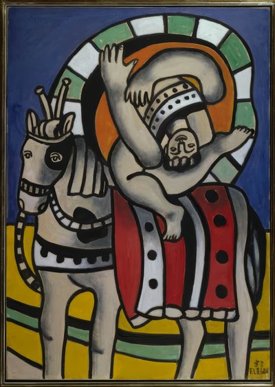 Acrobat on Horse by Fernand Leger