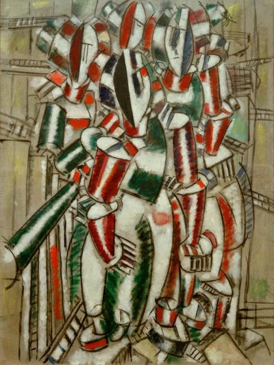 The Balcony by Fernand Leger