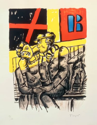 The Lovers by Fernand Leger