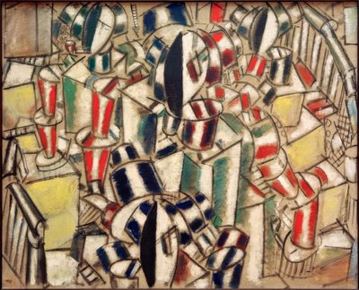 The Staircase by Fernand Leger