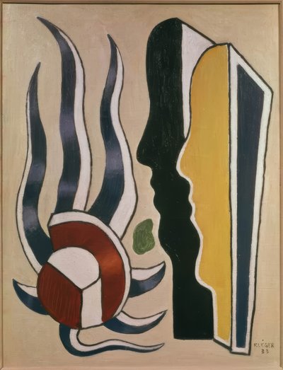 The Two Profiles by Fernand Leger