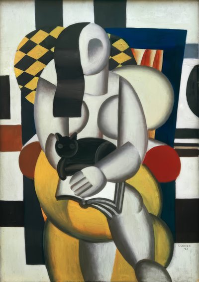 Woman with Cat by Fernand Leger