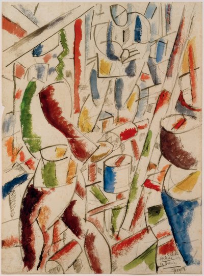 Soldiers Digging a Trench by Fernand Leger