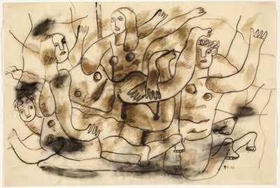 The Divers by Fernand Leger
