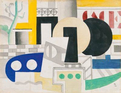 The Tugboat by Fernand Leger