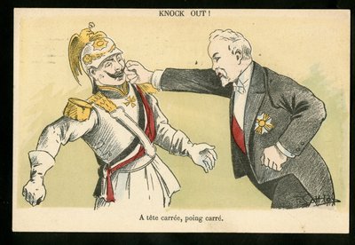 Satirical Postcard by Fernand Louis Gottlob
