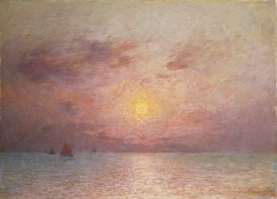 Sailing on the Sea, Evening by Fernand Loyen du Puigaudeau