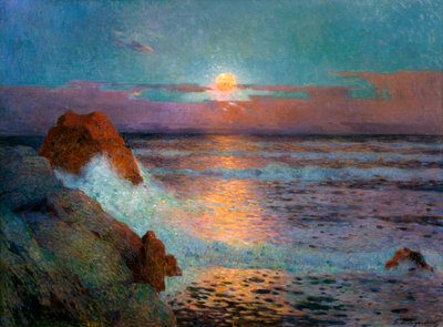 Sunset by the Sea, 1925 by Fernand Loyen du Puigaudeau