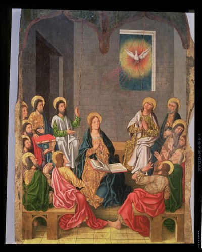 The Pentecost by Fernando (workshop of) Gallego
