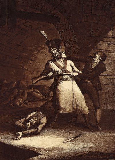 Jose de la Hera Revolts Against One of the Soldiers of the Napoleonic Army by Fernando Brambila