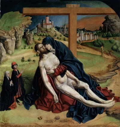 Pieta by Fernando Gallego