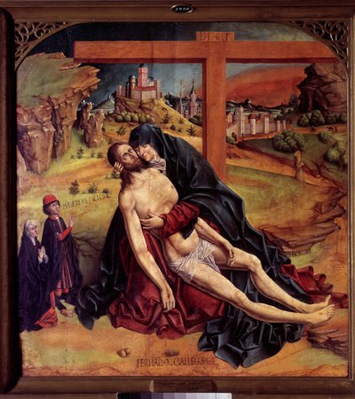 Virgin of Pity (Pieta) by Fernando Gallego