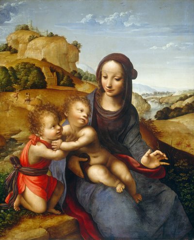 Madonna and Child with the Infant Saint John, c. 1505 by Fernando Yáñez de la Almedina
