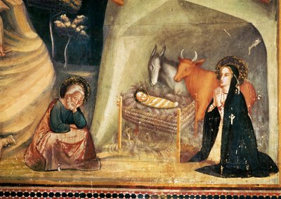 Nativity, from the Chapel of Saint Michel, Monastery of Pedralbes, Barcelona by Ferrer Bassa