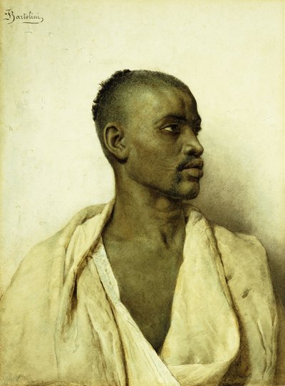 Portrait of an Arab Man by Filipo or Frederico Bartolini