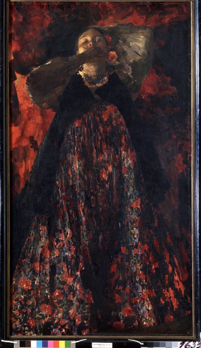 A Girl by Filipp Andreevich Maliavin