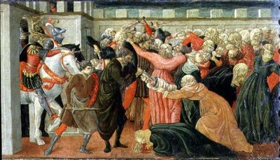 The Massacre of the Innocents (detail) by Filippino (and workshop) Lippi