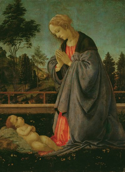 Adoration of the Child by Filippino Lippi