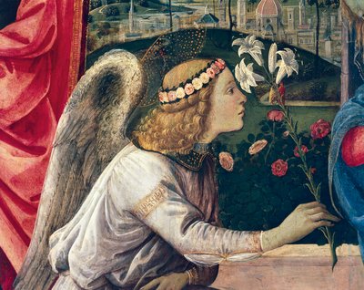 Annunciation and Saints by Filippino Lippi