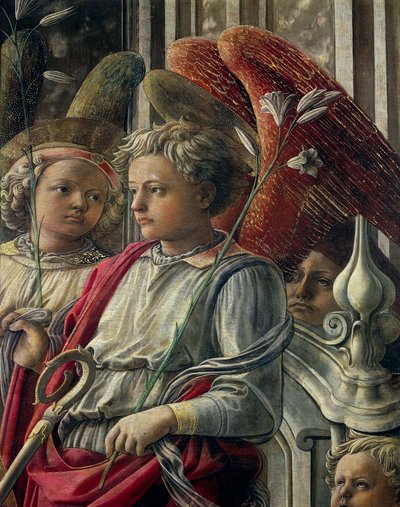 Madonna and Child with Angels and Saints, also called Our Lady of Holy Spirit or Barbadori Altarpiece by Filippino Lippi