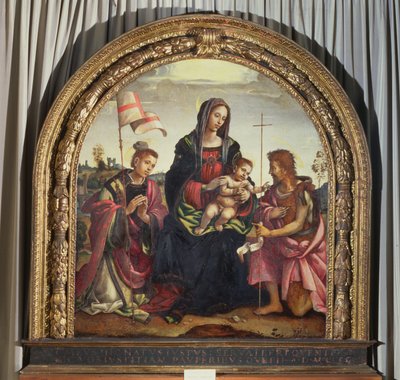 Madonna and Child with Saints John the Baptist and Stephen by Filippino Lippi