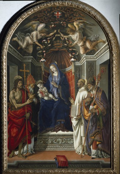 Madonna with the Child Surrounded by Saints by Filippino Lippi