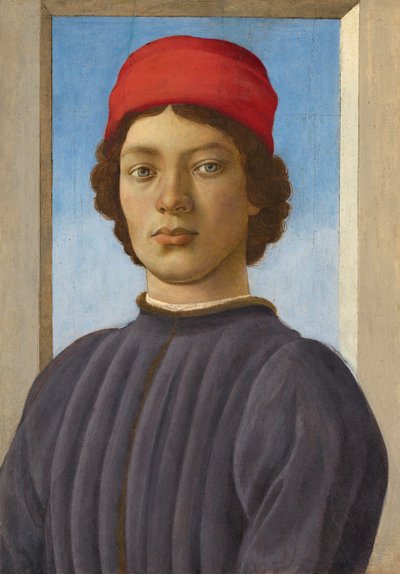 Portrait of a Youth, c.1485 by Filippino Lippi