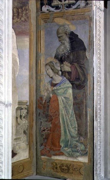 SS. Anthony and Lucy (detail) by Filippino Lippi