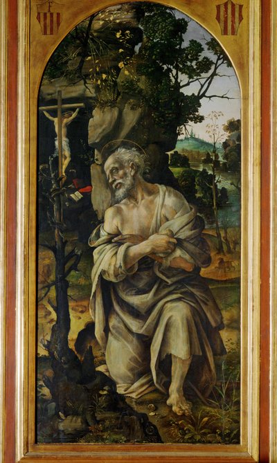 Saint Jerome Penitent by Filippino Lippi