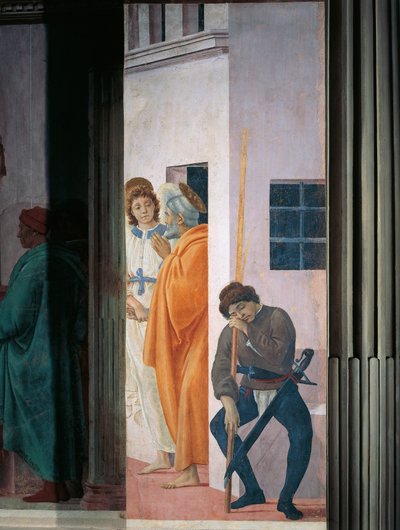 Saint Peter Freed from Prison, by Filippino Lippi by Filippino Lippi