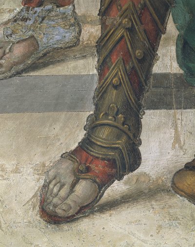 Saint Philip Driving Dragon from Temple of Hieropolis by Filippino Lippi (detail) by Filippino Lippi