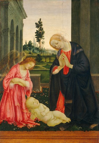 The Adoration of the Child, c. 1475-1480 by Filippino Lippi