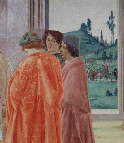 The Dispute with Simon Mago, and the Crucifixion of St. Peter (detail) by Filippino Lippi
