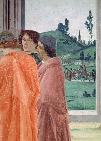 The Dispute with Simon Mago, and the Crucifixion of St. Peter (detail) by Filippino Lippi