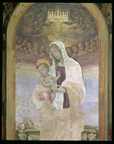 The Madonna and Child (detail) by Filippino Lippi