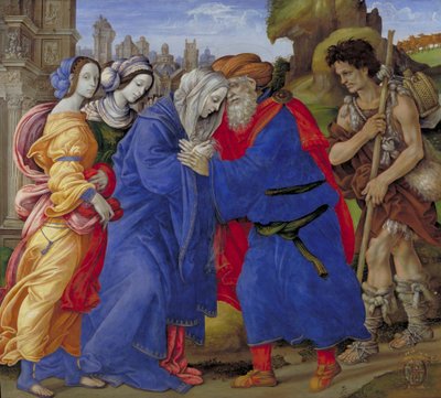 The Meeting of Joachim and Anne outside the Golden Gate of Jerusalem by Filippino Lippi