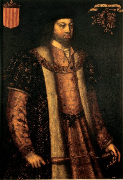Portrait of the Catholic King Ferdinand II of Aragon by Filippo Ariosto
