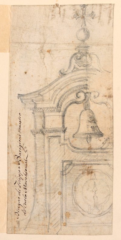 Project for a Bell Tower by Filippo Barigioni
