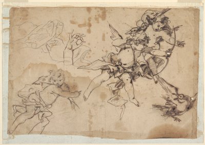 Study for a Painting on Theme of Callisto by Filippo Falciatore